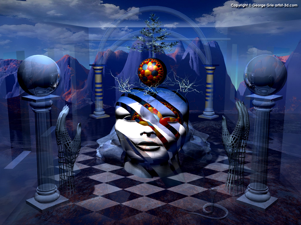Unauthorized Obsession digital fantasy arts wallpapers contemporary surrealist