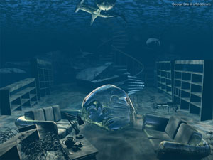 Sweet Hideout of Denial - 3d surrealism modern fantasy art image