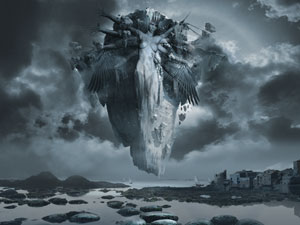 Shiva the Destroyer - modern neosurrealism prints 3d art picture