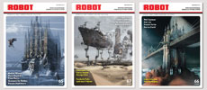 robot magazine covers interview george grie