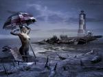 Guardian of Time - neo-surrealism art poster print and wallpaper