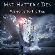 CD cover-art Mad Hatter's Den Stone Cold Flame; Finland Rock music band