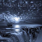 CD cover-art 2015 Molly Ramone, Glacier, USA Rock music band