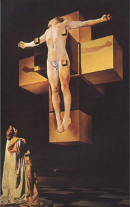 Crucifixion Corpus Hypercubicus 1954 - Salvador Dali