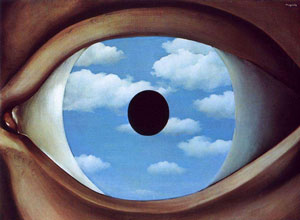 The False Mirror 1928 - Rene Magritte