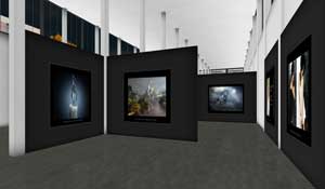 Virtual walk-through 3D gallery 1995 